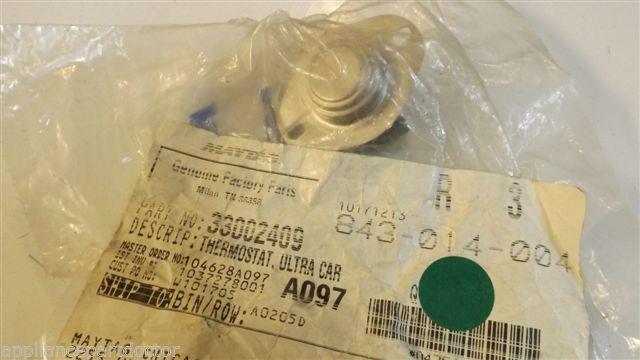 MAYTAG Dryer 33002409 Thermostat, Ultra Care NEW IN BAG MAYTAG Dryer 33002409 Thermostat, Ultra Care NEW IN BAG